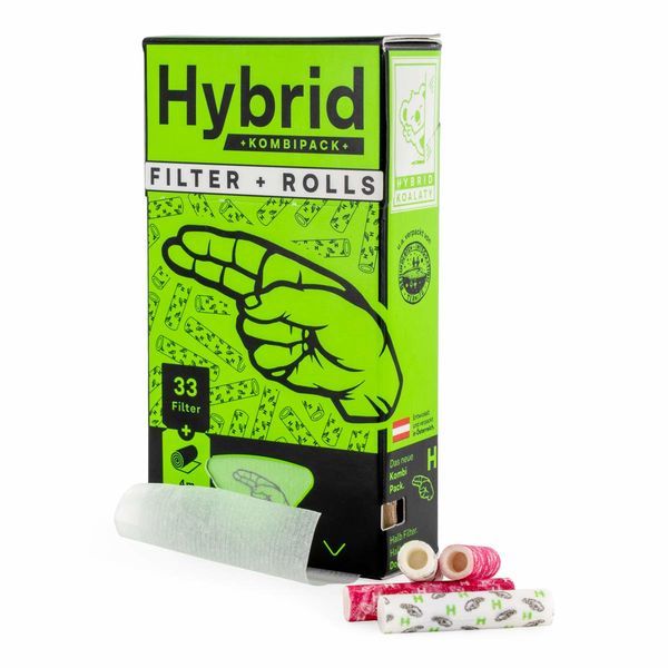 Kombipaketti – 33 filtterit + 4 m rullapaperia (hybridi)