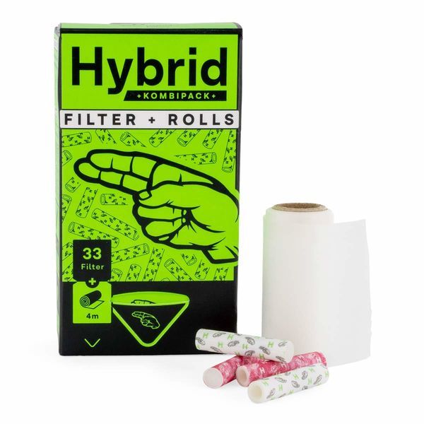 Kombipaketti – 33 filtterit + 4 m rullapaperia (hybridi)