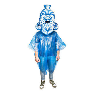 Kertakäyttöinen sadeponcho