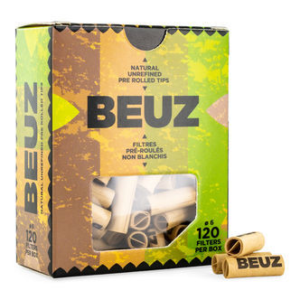 BEUZ ruskeat valmiiksi rullatut joint-filtterit (120 kpl)