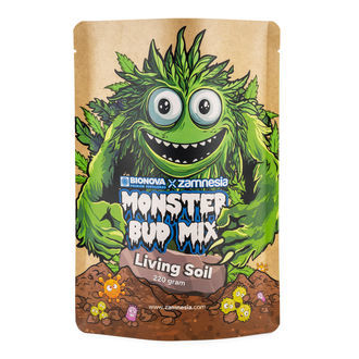Monster Bud -sekoitus – elävä kasvualusta