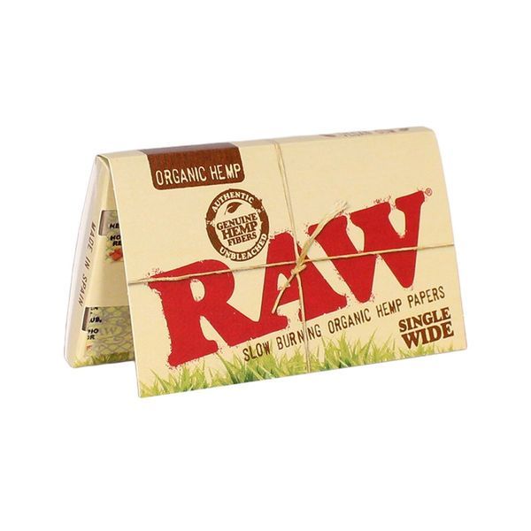 RAW-hamppusätkäpaperit (single wide)