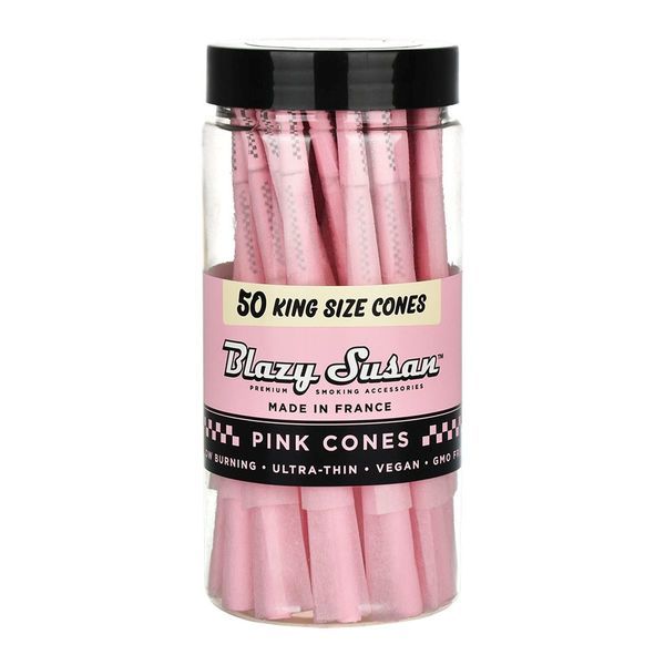 Blazy Susan Pink esirullatut King Size Slim -tuutit (50 kpl)