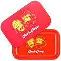 Keskikokoinen metallinen rullaustarjotin kannella (Cheech & Chong x Pulsar)