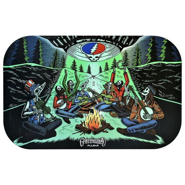 Metallinen rullaustarjotin kannella, keskikoko (Grateful Dead x Pulsar)
