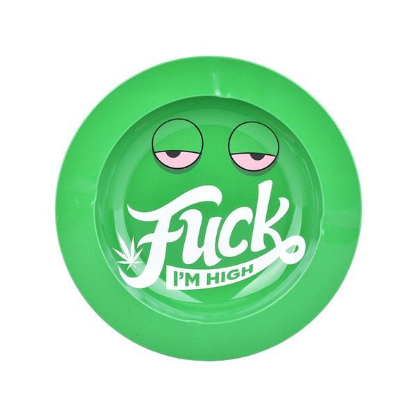 Fuck, oon niin pilvessä - metallinen tuhkakuppi