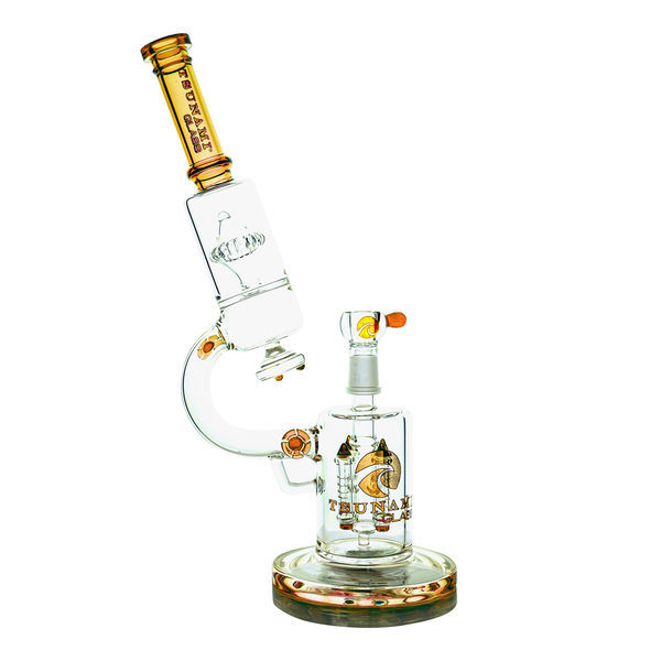 Mikroskooppi-bongi 14'' (Tsunami Glass)
