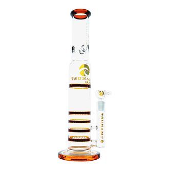 Triple Honeycomb Turbine -bongi 18'' (Tsunami Glass)