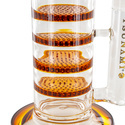 Triple Honeycomb Turbine -bongi 18'' (Tsunami Glass)