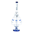 Sprinkler-perkolaattorilla varustettu nelinkertainen honeycomb-bongi 21'' (Tsunami Glass)