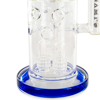 Barreli-suihkupää- ja honeycomb-bongi 20'' (Tsunami Glass)