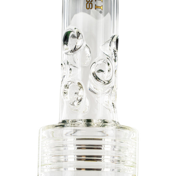 Barreli-suihkupää- ja honeycomb-bongi 20'' (Tsunami Glass)