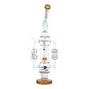 Sprinkler-suihkupäällä varustettu recycler-bongi 20'' (Tsunami Glass)