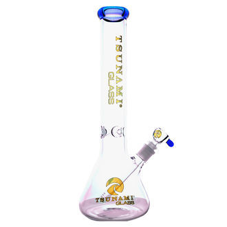 Bongi, beaker-pohja ja jääpidike 15'' (Tsunami Glass)