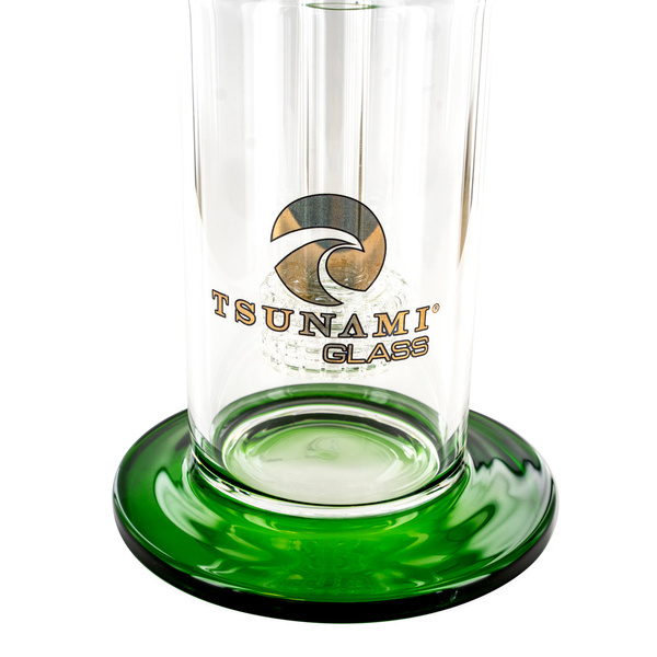 Sivukaulainen suihkupää-dab-rigi 10'' (Tsunami Glass)