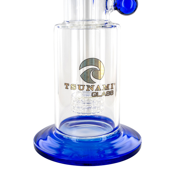 Sivukaulainen suihkupää-dab-rigi 10'' (Tsunami Glass)