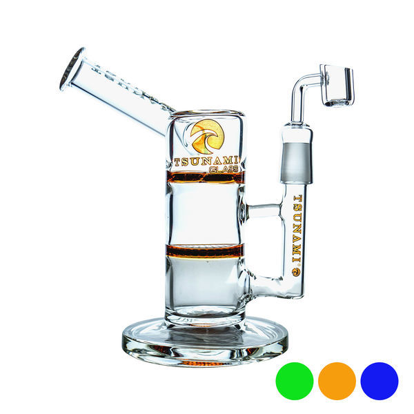 Side neck -hunajaturbiini dab rig 9" (Tsunami Glass)