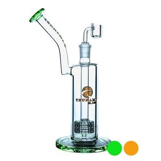 Shower Head -dab rig 11" (Tsunami Glass)