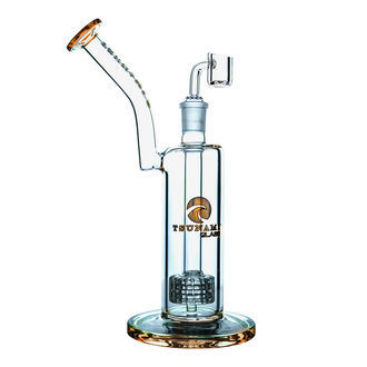 Shower Head -dab rig 11" (Tsunami Glass)