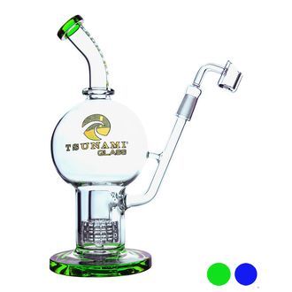 Suihkup&auml;&auml;-Globe-dab rig 11'' (Tsunami Glass)