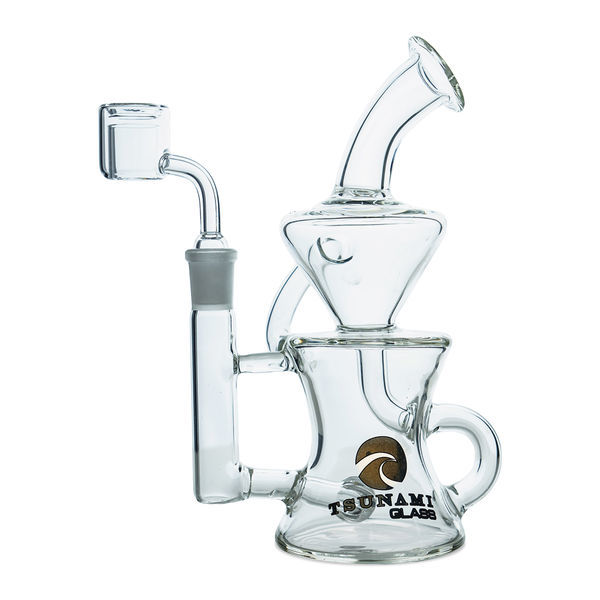 Sprinkler Recycler Dab Rig 9” (Tsunami Glass)