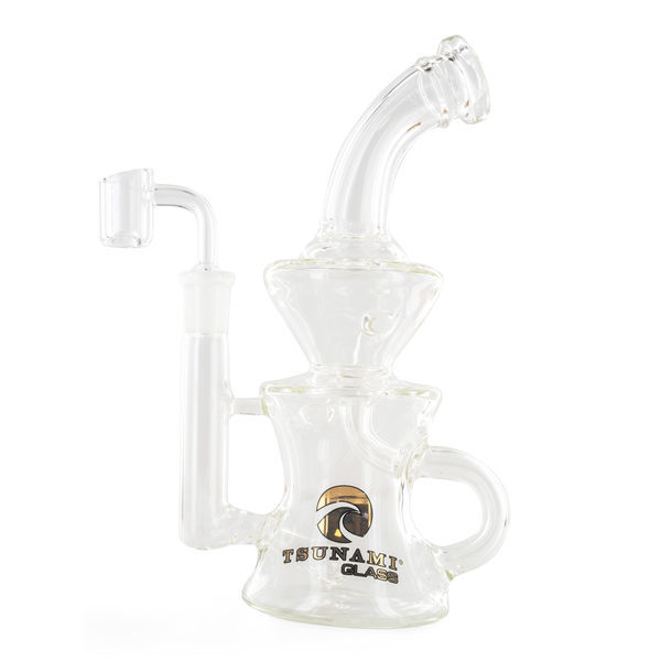 Sprinkler Recycler Dab Rig 9” (Tsunami Glass)