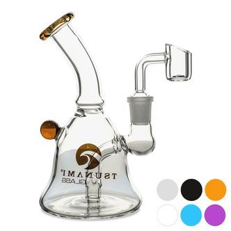 Mini Bell -dab rig 6&Prime; (Tsunami Glass)