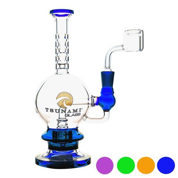 Dab-rig showerhead 8″ (Tsunami Glass)