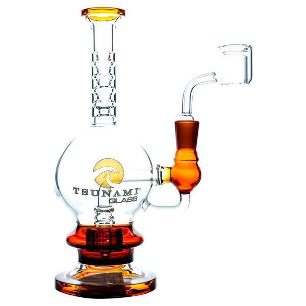 Dab-rig showerhead 8″ (Tsunami Glass)