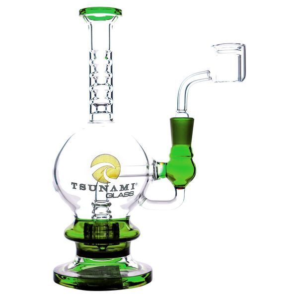 Dab-rig showerhead 8″ (Tsunami Glass)