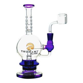 Dab-rig showerhead 8″ (Tsunami Glass)