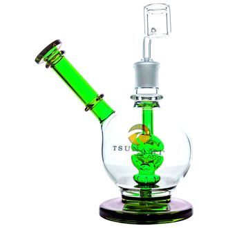 Suihkupää-perkolaattorilla varustettu sivukaulainen dome dab rig 8″ (Tsunami Glass)