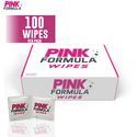Isopropyylialkoholipyyhkeet – 100 kpl (pinkki koostumus)