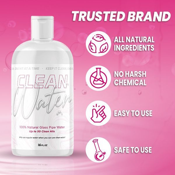 Clean Water 16 oz (pinkki koostumus)