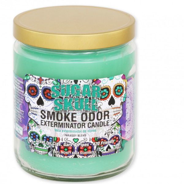 Sugar Skull -kynttilä (savun hajunpoistaja) 13 oz