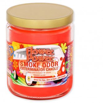 Flower Power -tuoksukynttil&auml; (Smoke Odor Exterminator) 13 oz