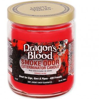 Dragon&rsquo;s Blood -tuoksukynttil&auml; (savun hajunpoistaja) 13 oz