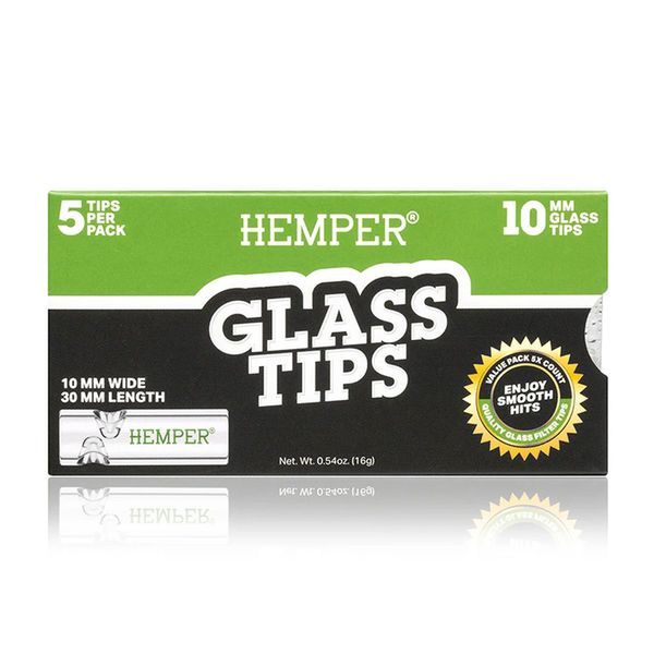 Lasinen filtteritippi (Hemper)