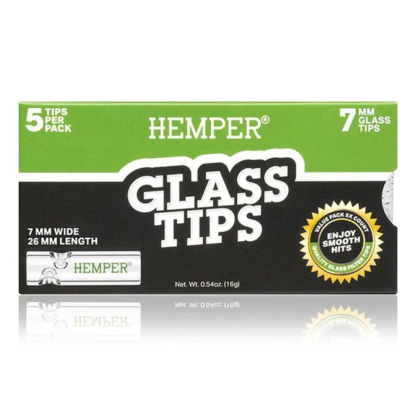 Lasinen filtteritippi (Hemper)