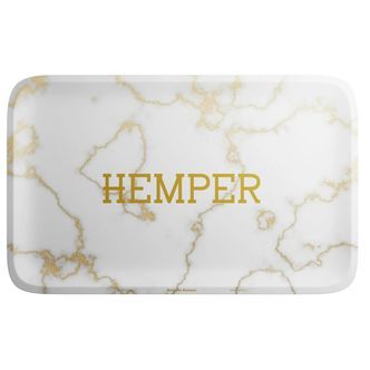 Luxe Marble -rullaustarjotin, valkoinen (Hemper)