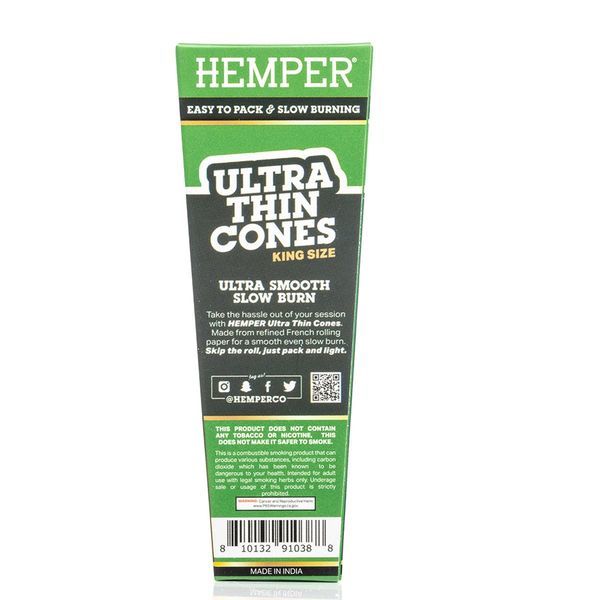 Hemper ultraohuiksi rullatut ruskeat king size -tuutit