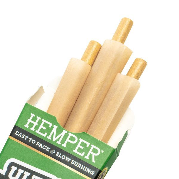 Hemper ultraohuiksi rullatut ruskeat king size -tuutit