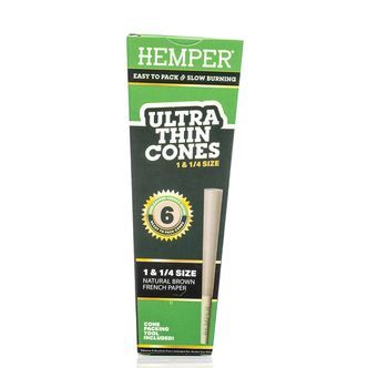Hemper Ultra Thin ruskeat 1&frac14; -tuutit
