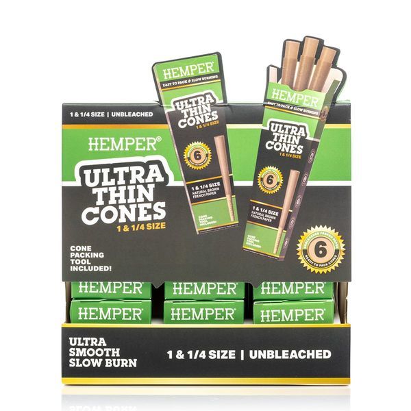 Hemper Ultra Thin Brown 1¼ -tutit