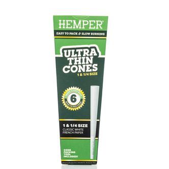 Hemper Ultra Thin White 1&frac14; -tuutit
