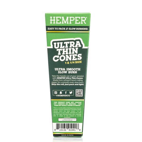 Hemper Ultra Thin White 1¼ -tutit