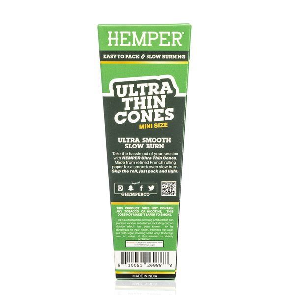 Hemper Ultra Thin ruskeat mini-tuutit