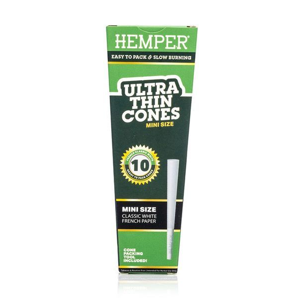 Hemper Ultra Thin valkoiset mini-tuutit