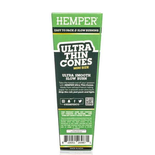 Hemper Ultra Thin valkoiset mini-tuutit