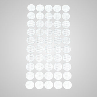 Tarttuvat kansisuodattimet, 50 kpl (Microppose)